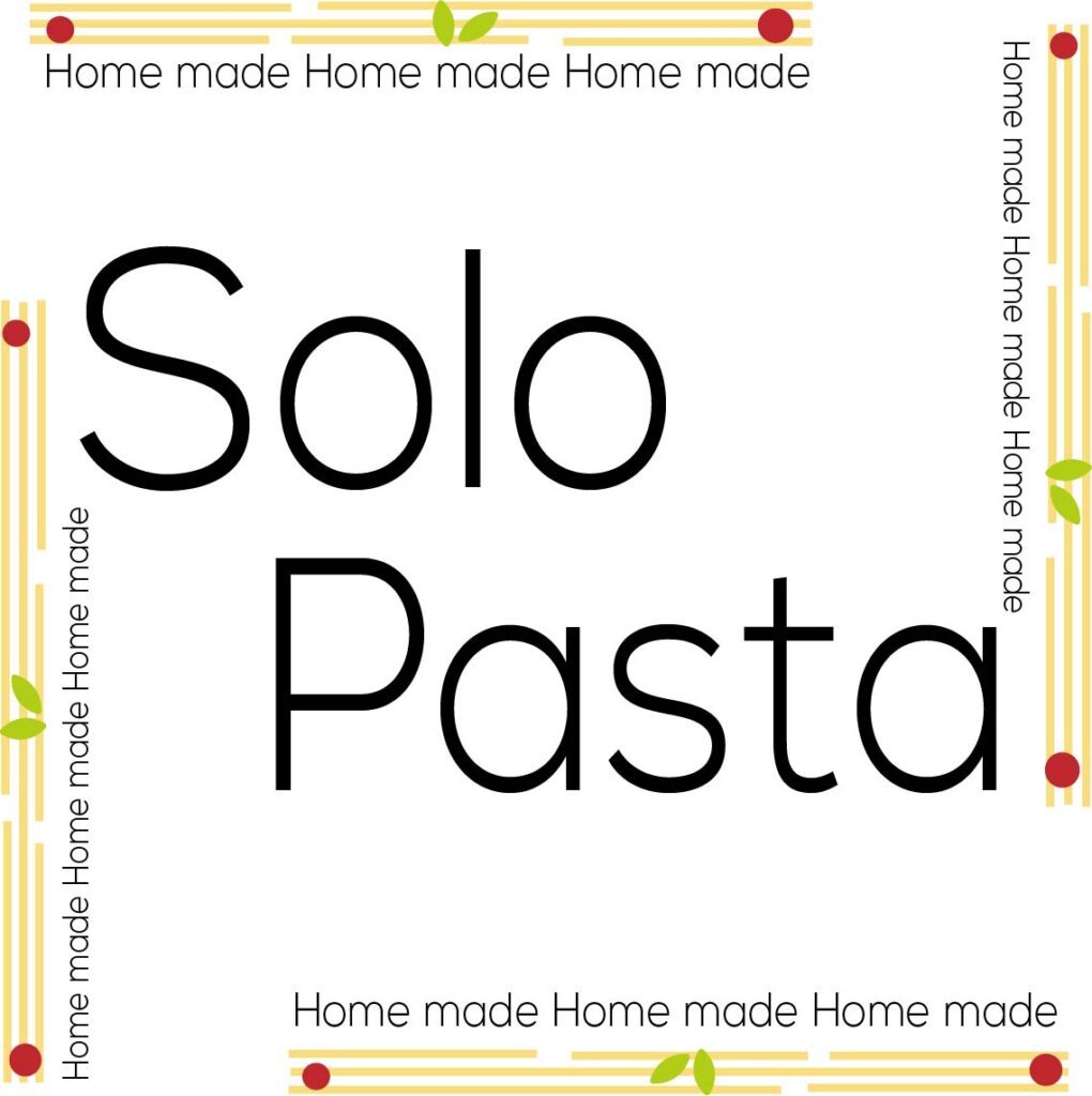 Menu Solo Pasta